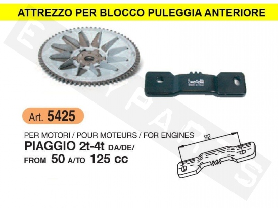 Extractor variador BUZZETTI Piaggio 50 2-4T y 125 2T